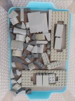 Lego  Bauteile  grau