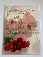 Alles gute für die Zukunft Karte Glückwünsche Umschlag
