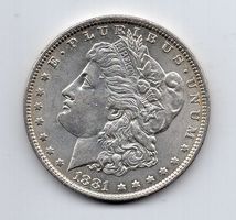 (338) USA, 1 Dollar 1881 O, Super, stgl