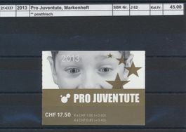 2013 Pro Juventute, Markenheftchen, ** postfrisch