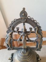 Bastar-Bronze Gottheit auf Elefant ANTIK 1. H. 20. Jh.