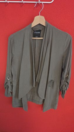 Chicoree Jacke Khaki Grösse 38 guter Zustand