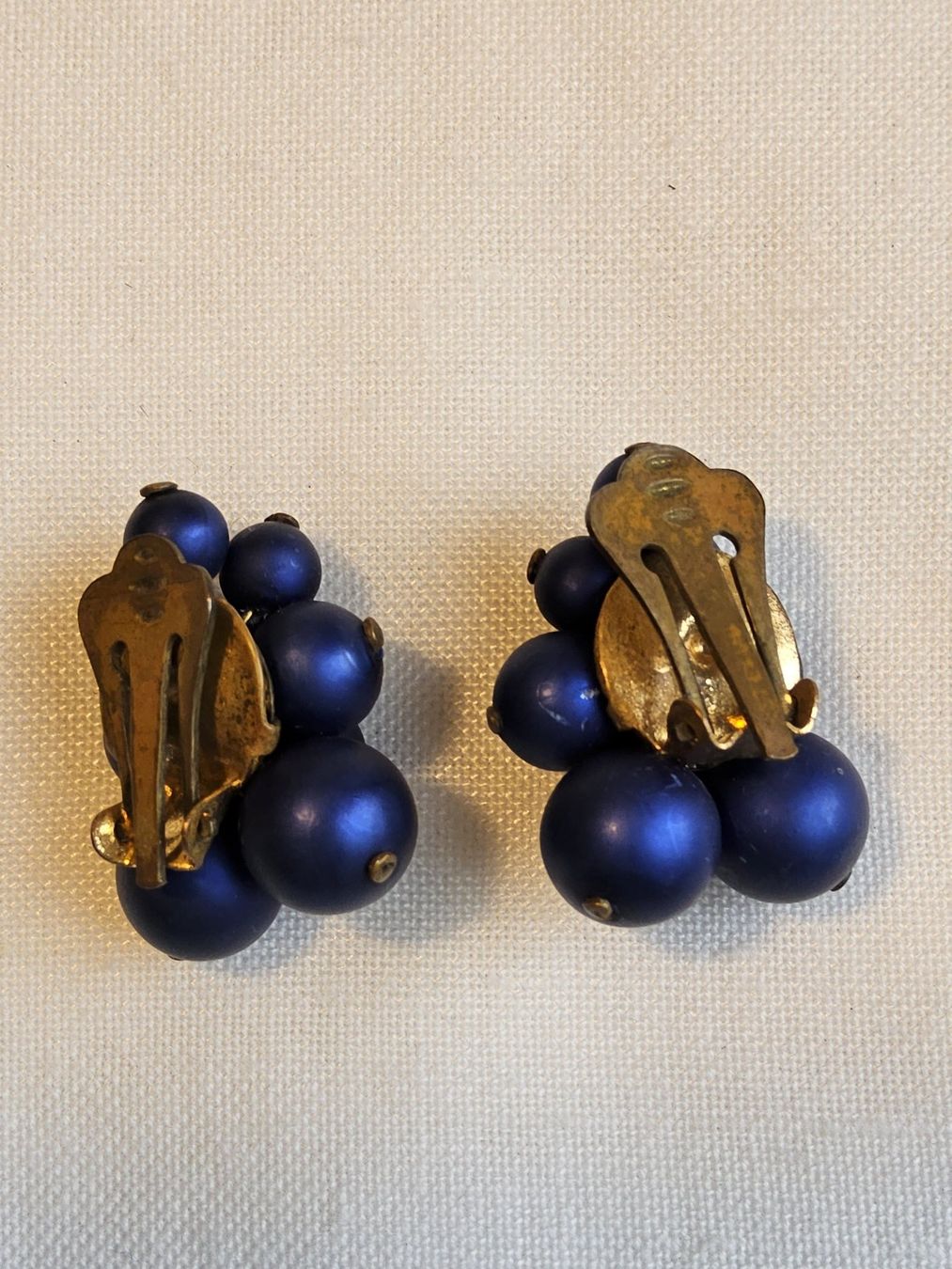 Orecchini pendenti & Orecchini a lobo: Antike Art Déco blaue Ohrclips ca 1930 – Usato da Zürich venduto da gutsan 4