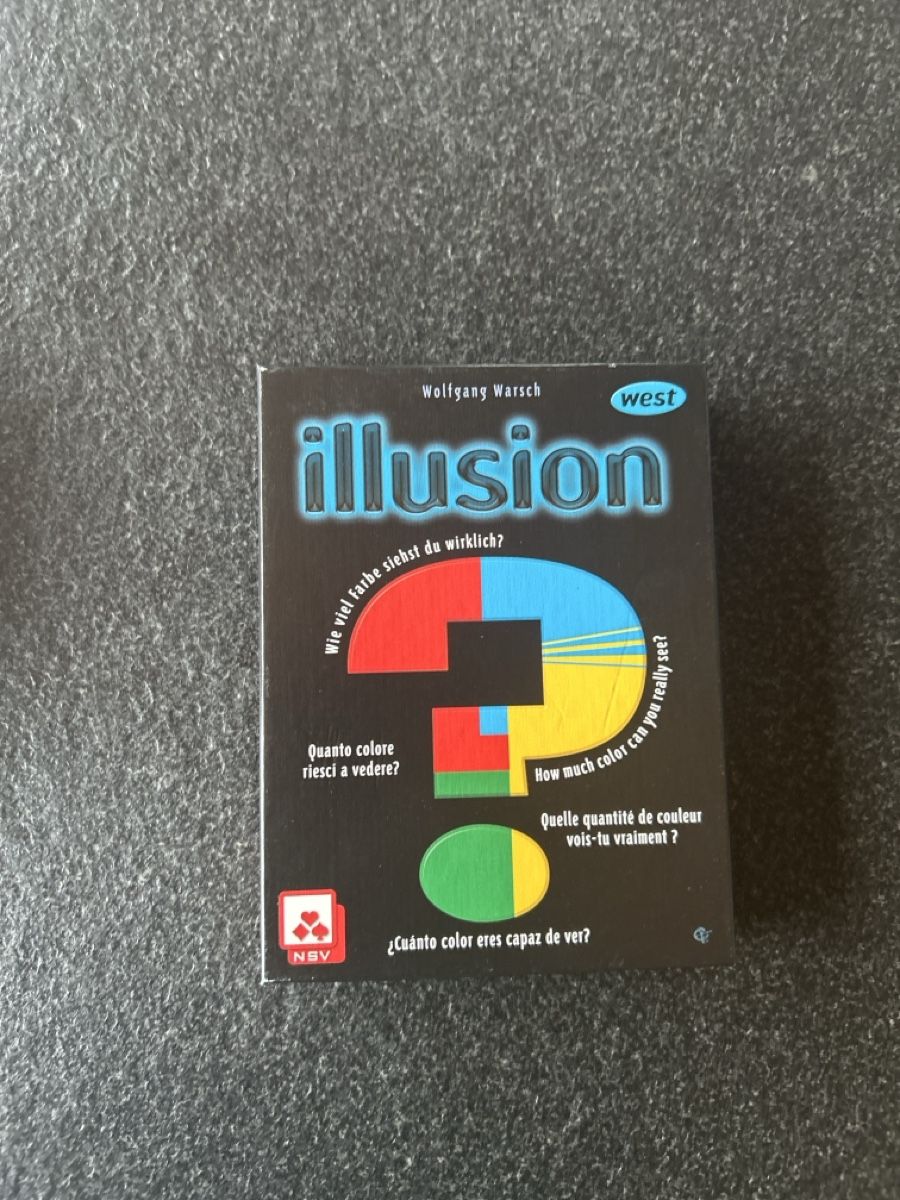 Giochi: Illusion – Nuovo e nell'imballaggio originale da Erlinsbach SO venduto da crisdaughter
