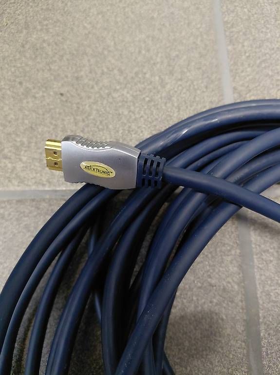 Câbles: Premium 10m HDMI-Kabel Clicktronic – D'occasion à Wangs par man_v2j2 1