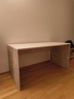 Schreibtisch, 150 x 75 cm, weiss/betonoptik