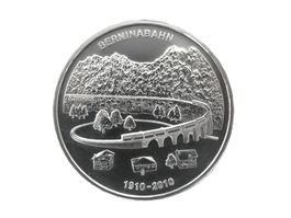 20 Franken Gedenkmünze, 2010, 100 Jahre Berninabahn, TOP!!!