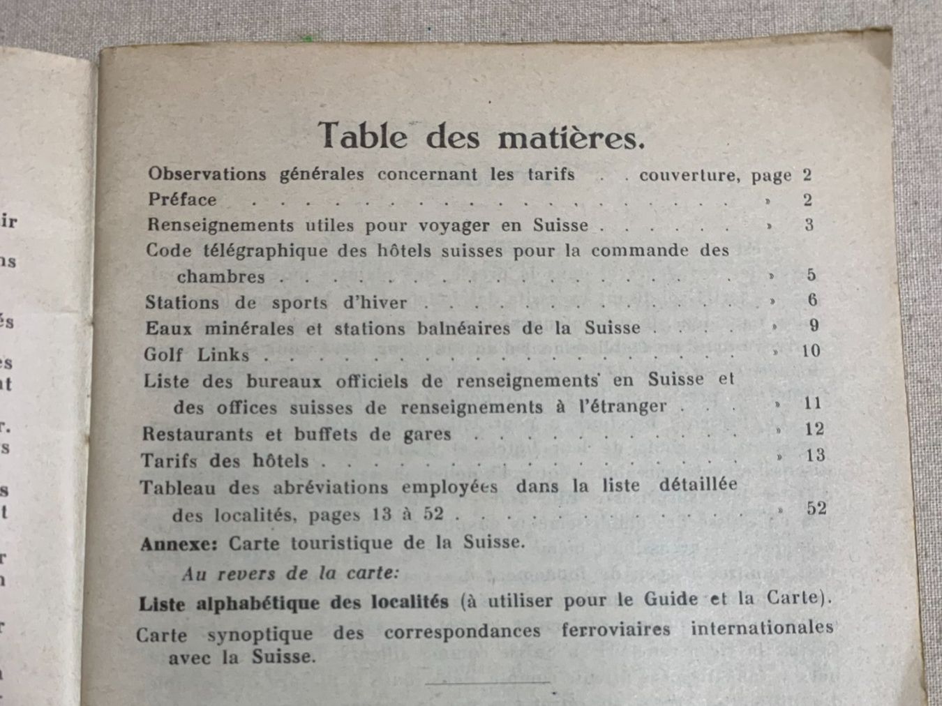 Ansichtskarten: Guide Suisse des Hotels - 1924 – Gebraucht aus Sorengo von 74in 3