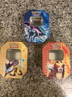 Pokémon Vintage FULL Tin Set 2010 - Entei Raikou Suicune