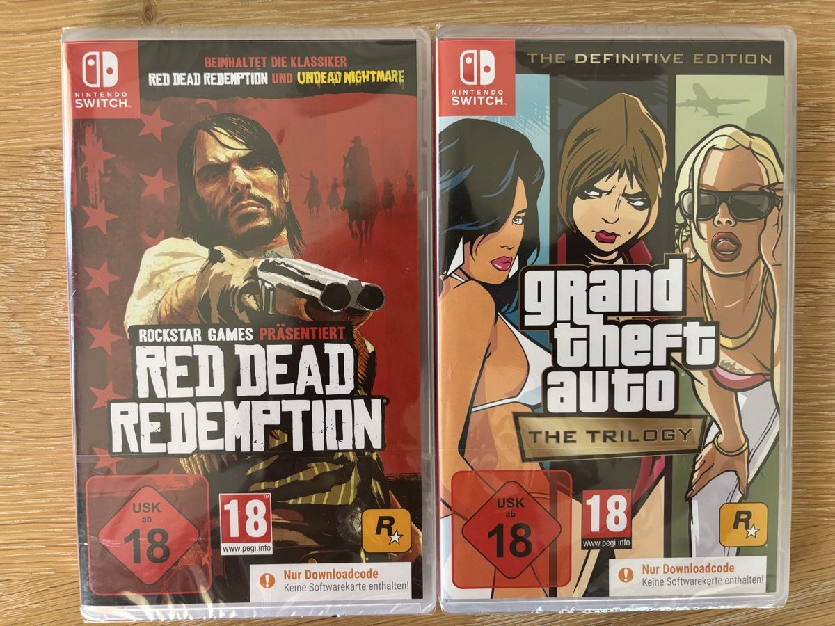 Nintendo Console: Nintendo Switch OLED Rot/Blau NEU & versiegelt + OVP + Games – Nuovo e nell'imballaggio originale da Wangen ZH venduto da cri_rnp9 4