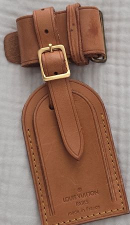 Edler Louis Vuitton Gepäckanhänger aus Leder - Top Zustand