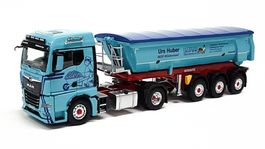 1:50 Tekno MAN TGX GM mit Kippauflieger "Urs Huber"
