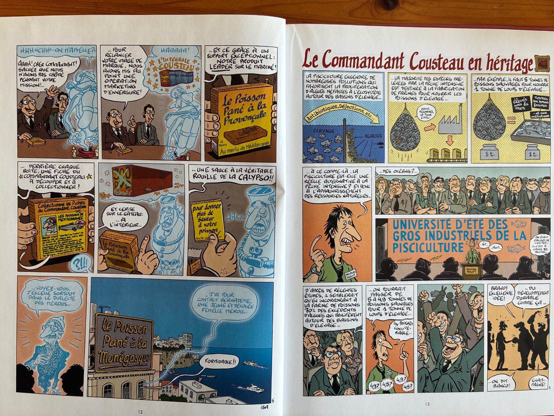 Fumetti: Bd "Le fantôme du commandant Cousteau" – Nuovo (secondo la descrizione) da Moutier venduto da Lebaladin63 2