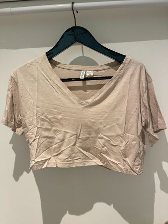 Basic T-Shirt, Beige, Grösse S