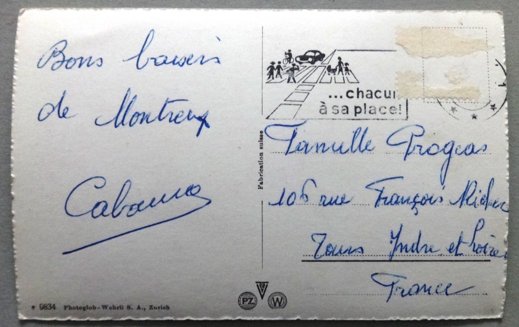 Ansichtskarten: Montreux – Defekt aus Fétigny von Billy2miny 1