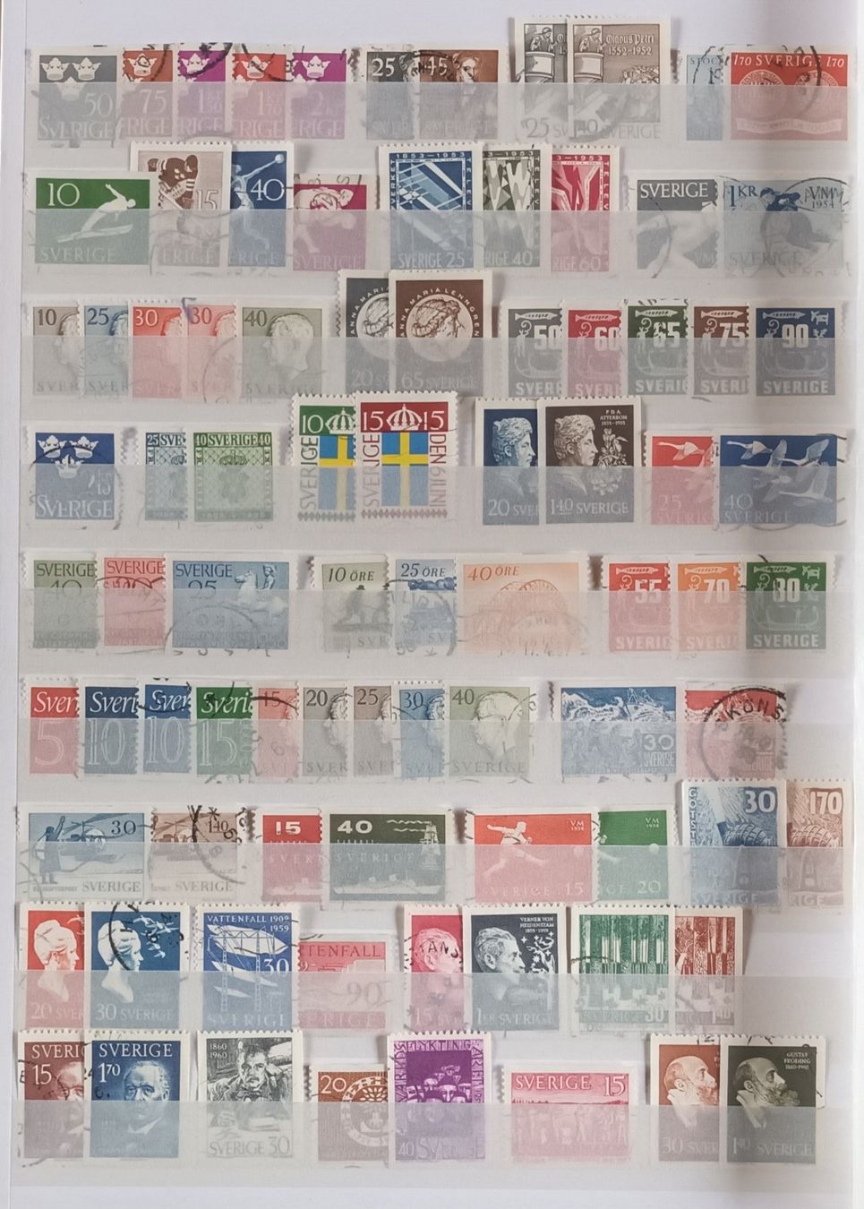 Alle Briefmarken: Suède – Gebraucht aus Martigny von Rosseline 3