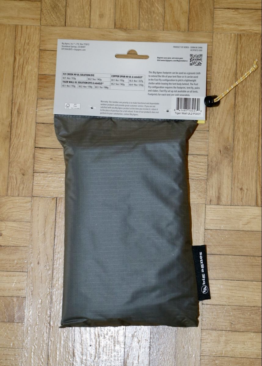 Tende : Big Agnes Tiger Wall UL2 Zeltungerlage – Nuovo e nell'imballaggio originale da Zürich venduto da nnsn 1