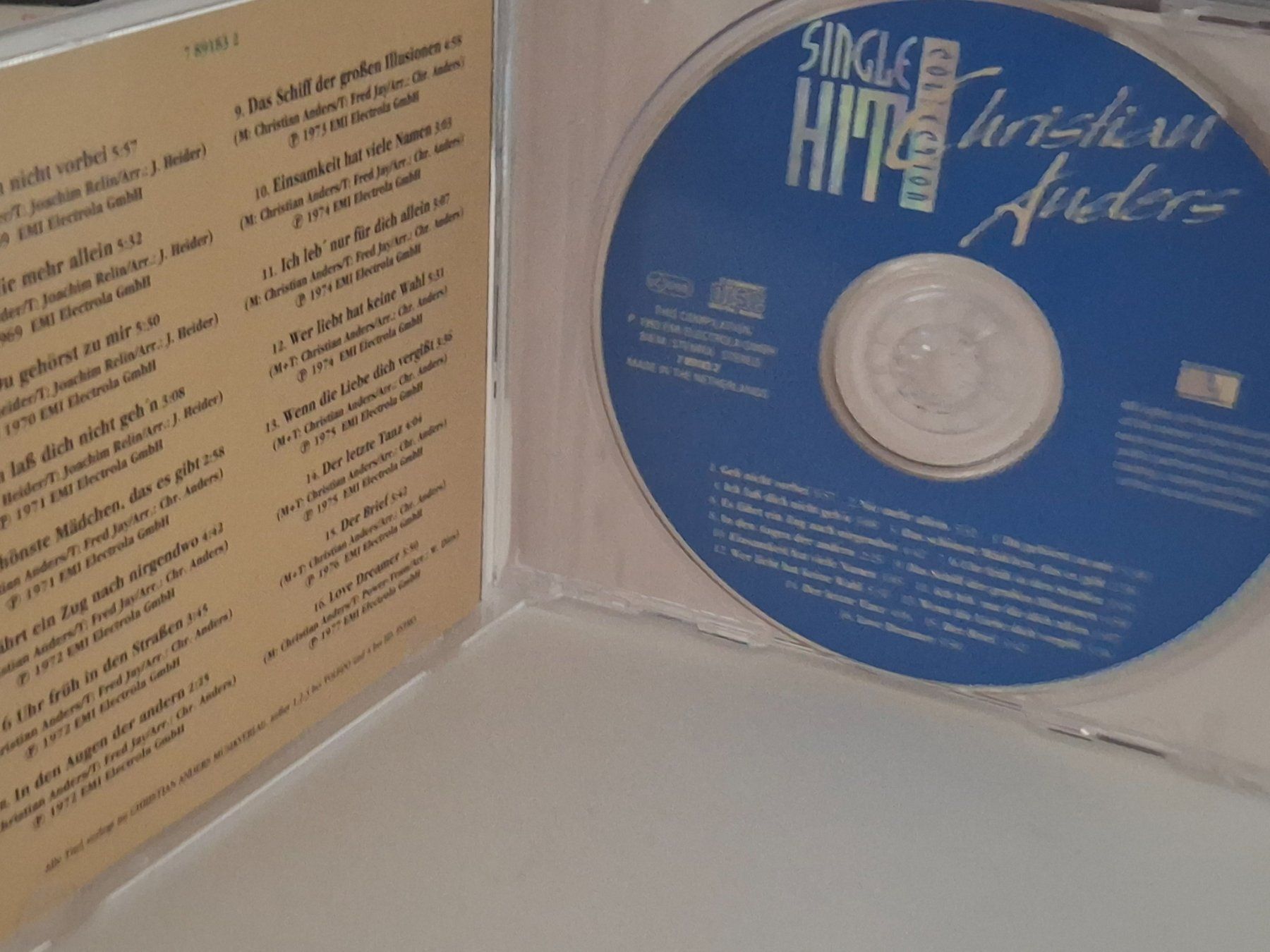 CDs: CD Christian Anders _ Single Hit Collection – Gebraucht aus Aarberg von Jackup1 2