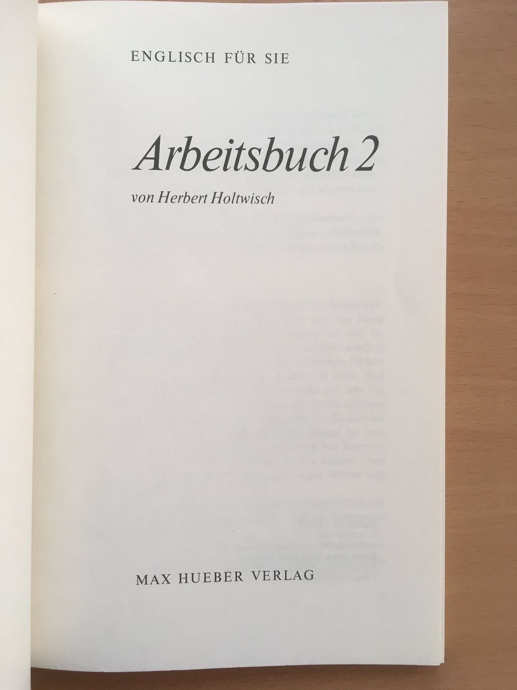 Libri: Englisch für Sie - Arbeitsbuch 2 – Usato da Grenchen venduto da Kogi7 1