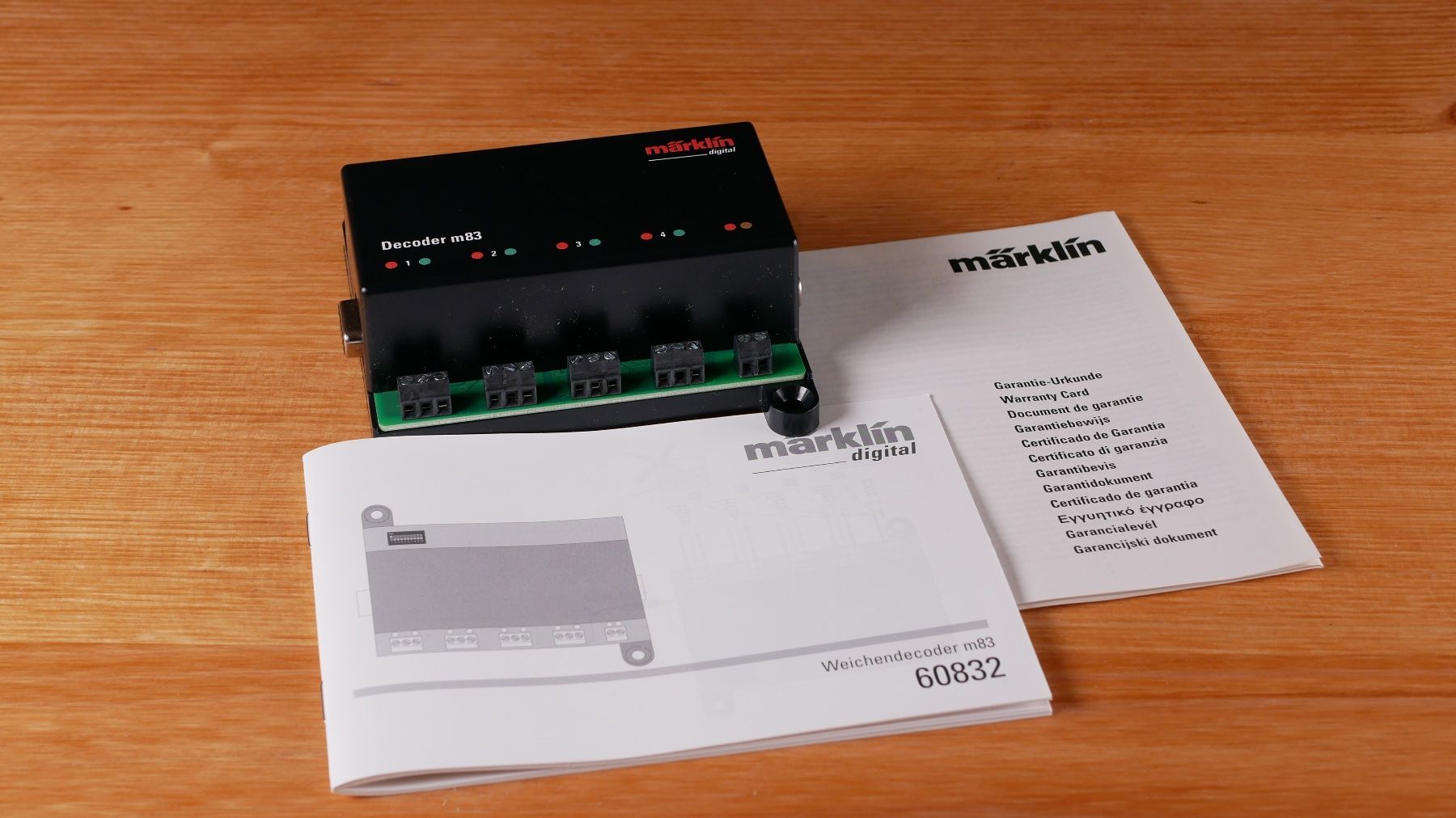 Märklin Modelleisenbahnen: Märklin 60832  Decoder m83 in OVP – Neu (gemäss Beschreibung) aus Albinen von  1