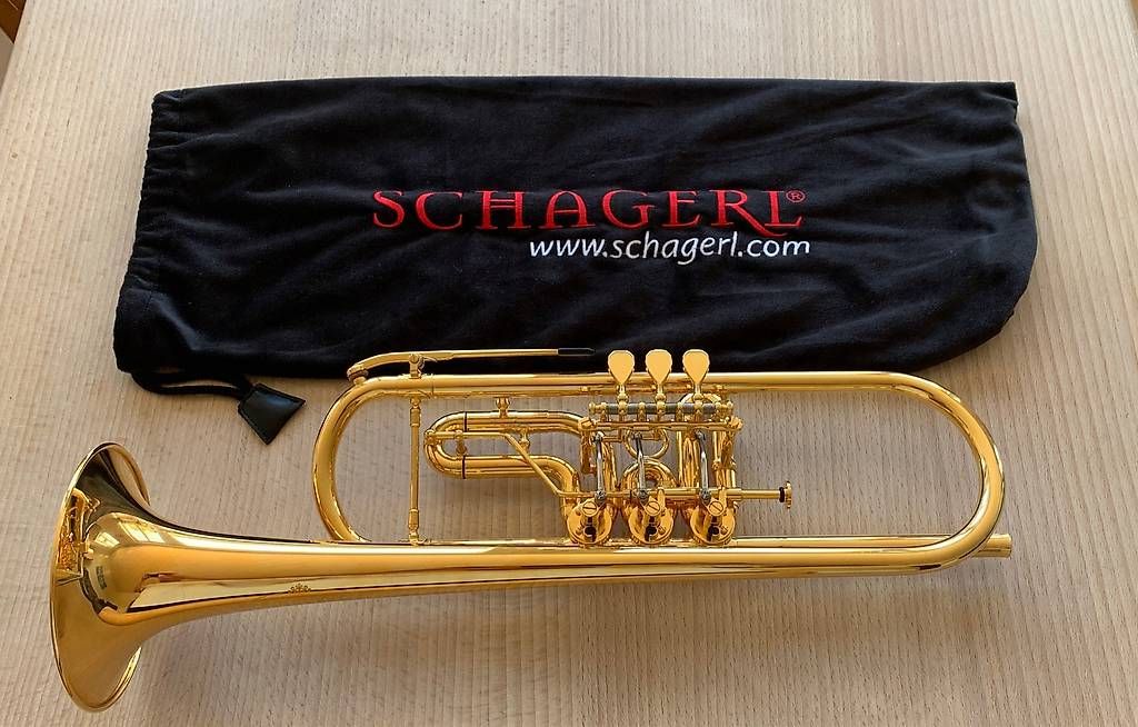 Strumenti musicali: Trompete Bb Drehventil Schagerl Hans Gansch – Usato da Zofingen venduto da zofredam