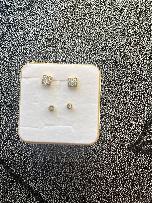 Orecchini pendenti & Orecchini a lobo: Boucles d oreilles en or 18ct et diamants – Usato da Fully venduto da Sassa68
