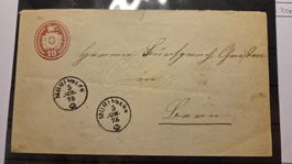 1875  10 Tüblibrief mit Fingerhut Stempel Muri b. Bern