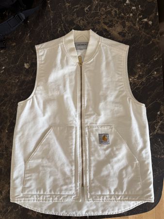 Gilet Carhartt blanc taille M bon état