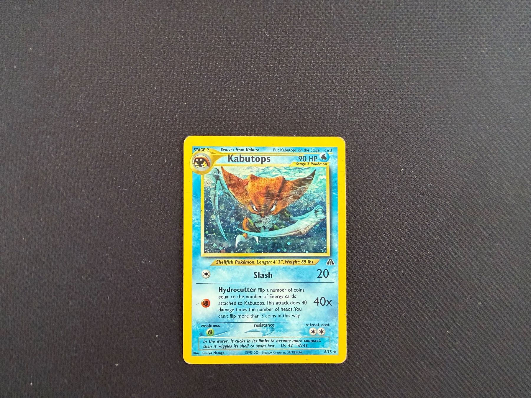 Pokémon Carte collezionabili: Kabutops / 6/75 / Holo – Usato da Zürich venduto da mountainwizard00