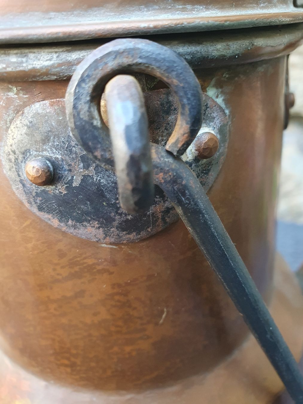 Bollitori: Coquemar cuivre et fer forgé état correct – Usato da Biel/Bienne venduto da jms_t662 5