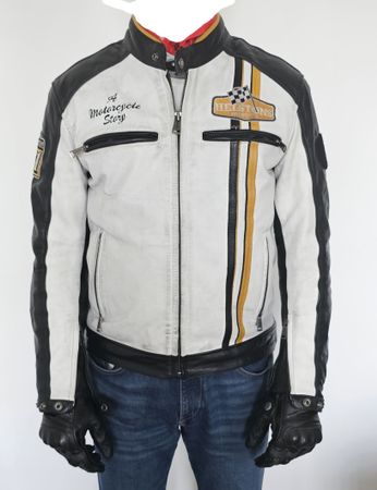 Helstons Indy Motorrad Lederjacke Herren Grösse L
