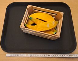 Spielküche Harasse mit Bananen Kinder Spielzeug Holz