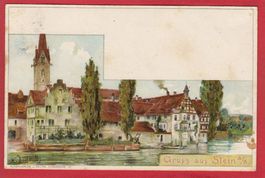STEIN AM RHEIN, VELTEN'S KÜNSTLERPOSTKARTE