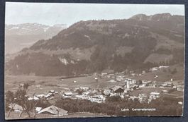 Lenk im Simmental, Gesamtansicht ca. 1920, Fotokarte
