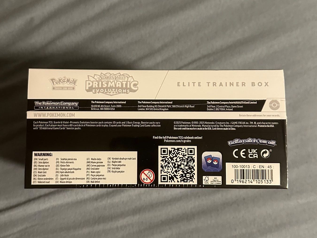 Pokémon Cartes à collectionner: Prismatic Evolutions Elite Trainer Box EN🇬🇧 – Neuf avec emballage d'origine à Wetzikon ZH par ys21 5