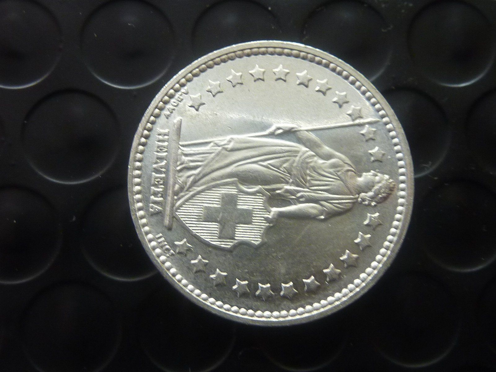 Tutti le monete: 1 Fr. 1957  unz. / stgl. – Nuovo (secondo la descrizione) da Seon venduto da aee_7gpz 2