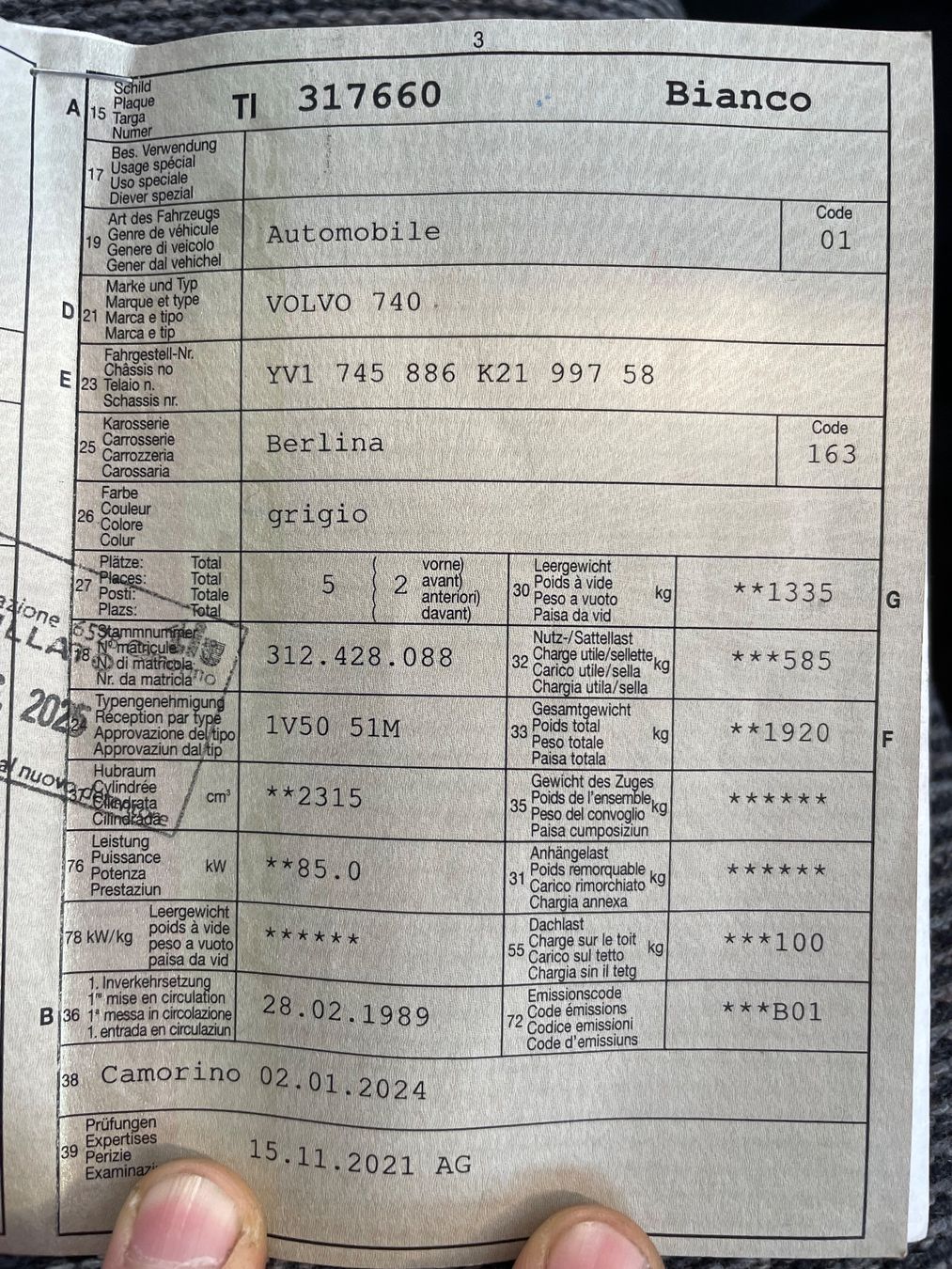 Volvo Automobili: Volvo 740 – Usato da Olivone venduto da puch91 6