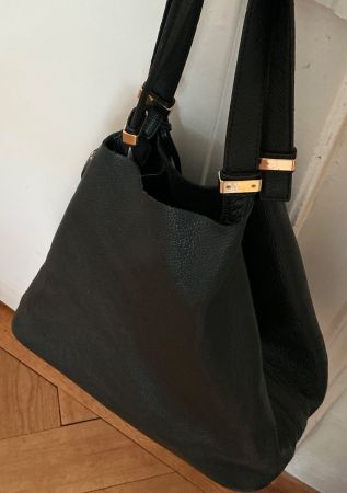 Handtasche Michael Kors Leder schwarz