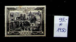 FRANCE POSTE AÉRIENNE TIMBRE NEUF* 1950. COTE 95 € / U859