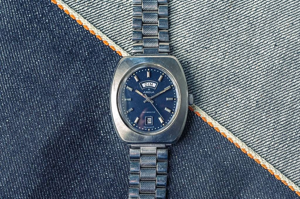 Orologi: Arola Day/Date cadran bleu – Usato da Genève venduto da jon_wy77