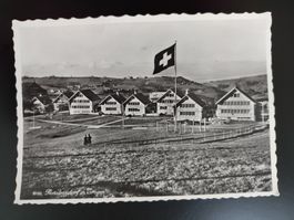 Schweizerfahne Pestalozzidorf Trogen gelaufen 1947