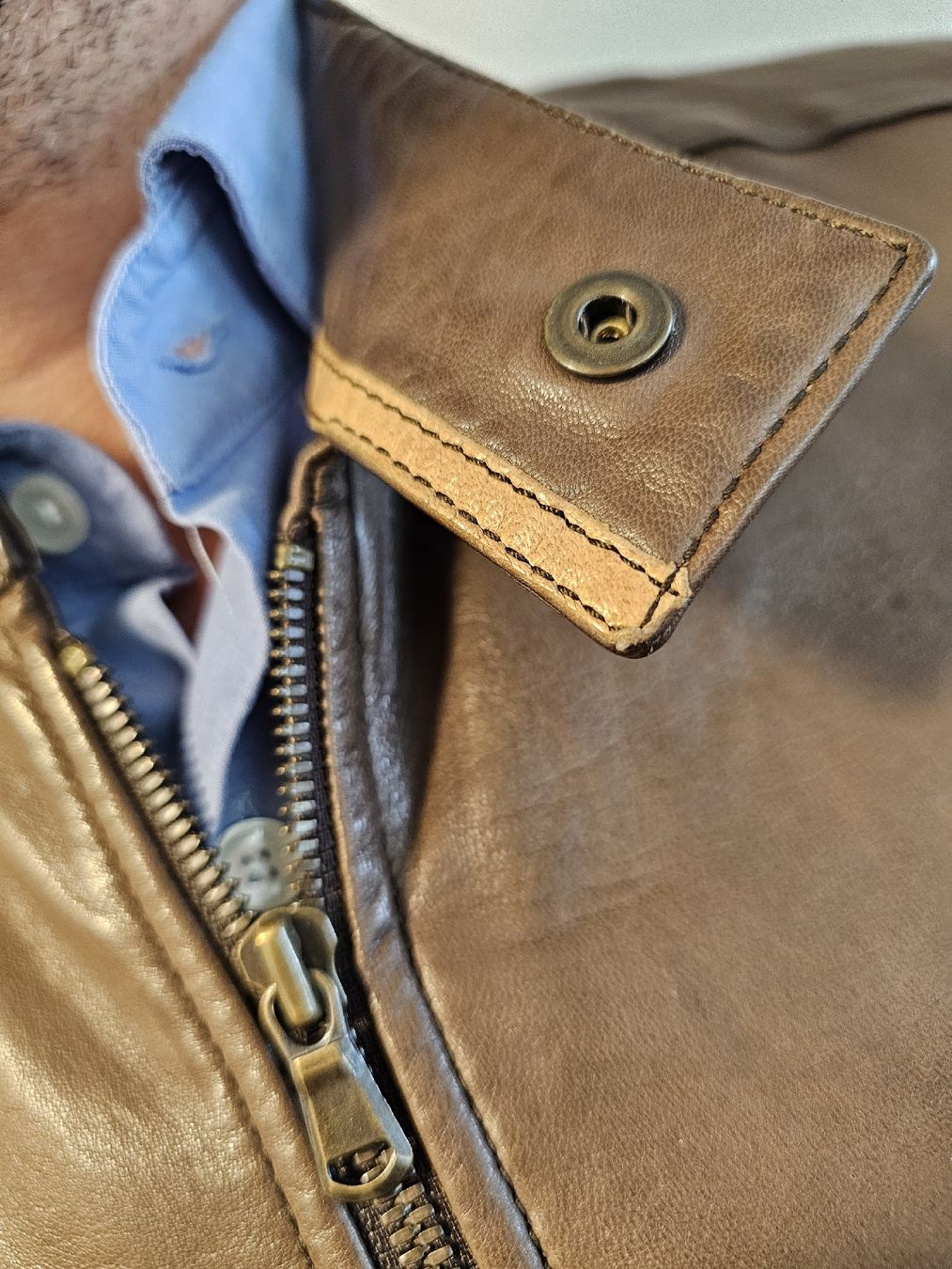 Brunello Cucinelli Giacche: Wunderschöne Echtlederjacke von Brunello Cucinelli, Grösse L – Usato da Dottikon venduto da Chicca_73 1