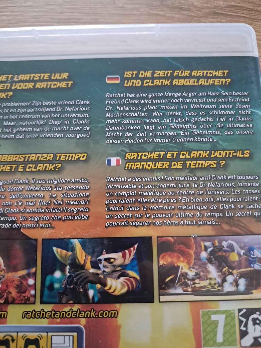 Sony Giochi: Ps3 Game Ratchet clank a Crack in time – Usato da Einsiedeln venduto da Biberchrouser76 1