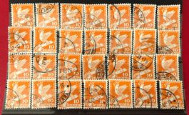 Nr.186 mit Stempel Einsteckkarte Voll