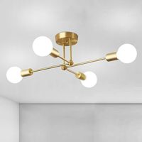Industrielle Deckenlampe Retro Sputnik Kronleuchter Ø72cm