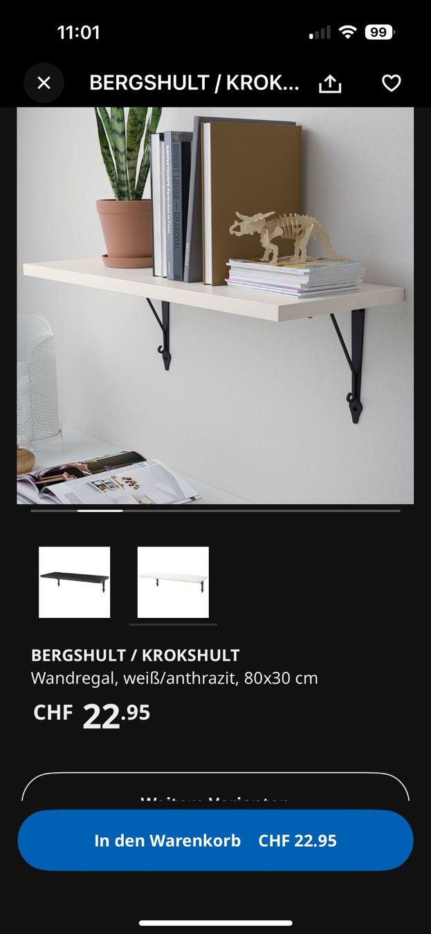 Ikea Scaffali: ZWEI MAL Wand Regal Ikea – Nuovo e nell'imballaggio originale da Ottenbach venduto da Irinaberther 3