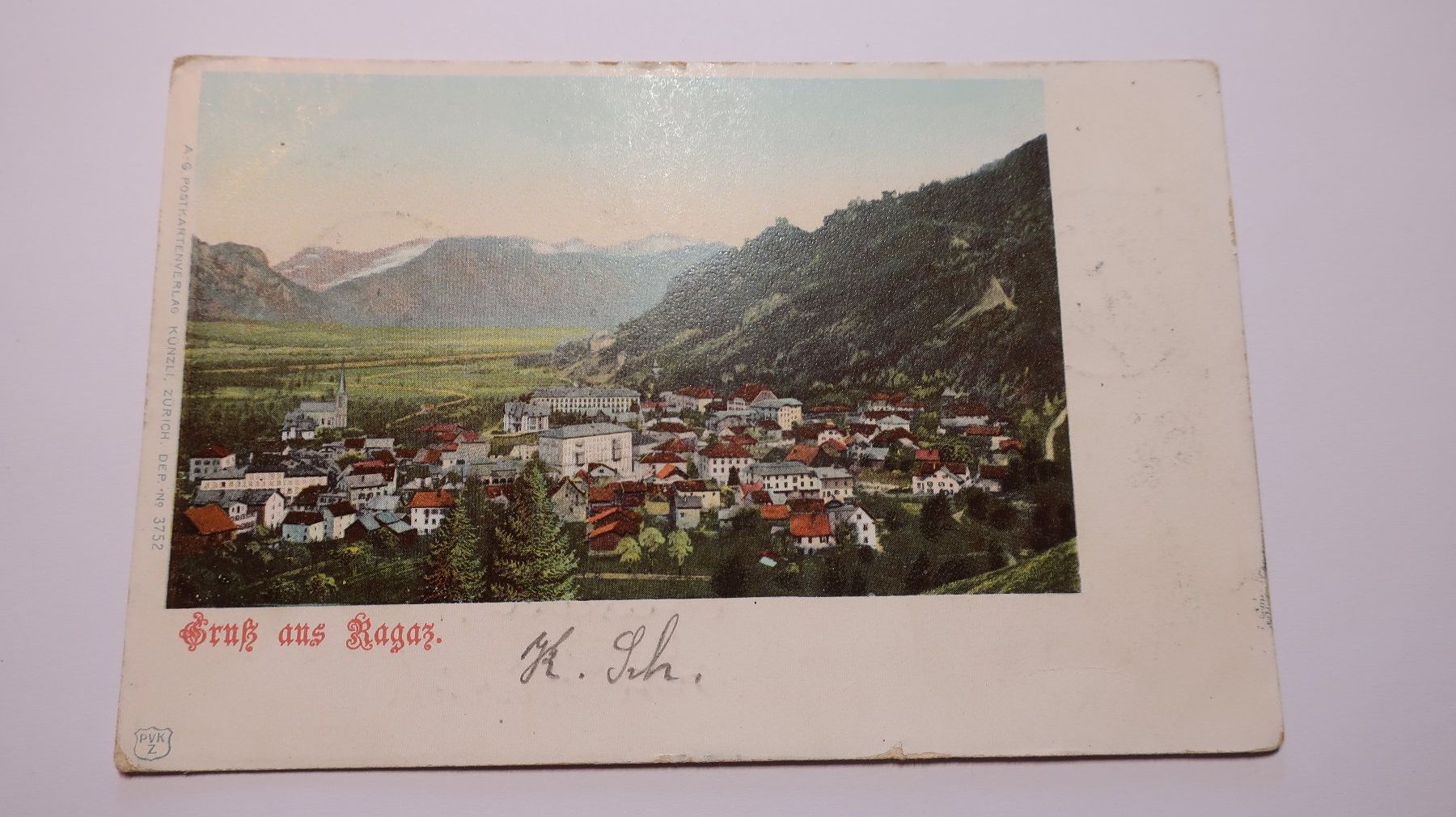 Cartoline postali: Gruss aus Ragaz 1904 – Usato da Cormoret venduto da Pascalll2001 1