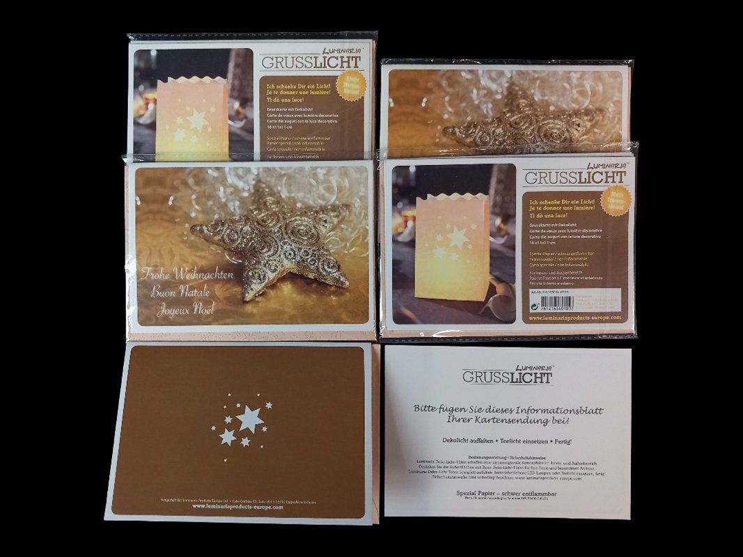 Ansichtskarten: LUMINARIA Grusslicht, 5 Stück – Neu und originalverpackt aus Hünenberg von Restwert_Zug 5