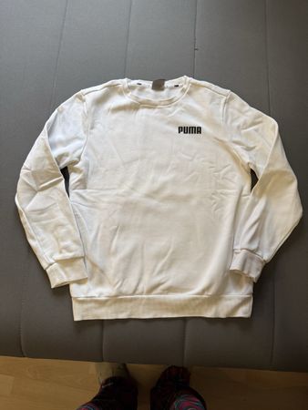 Maglione Puma bianco, taglia S