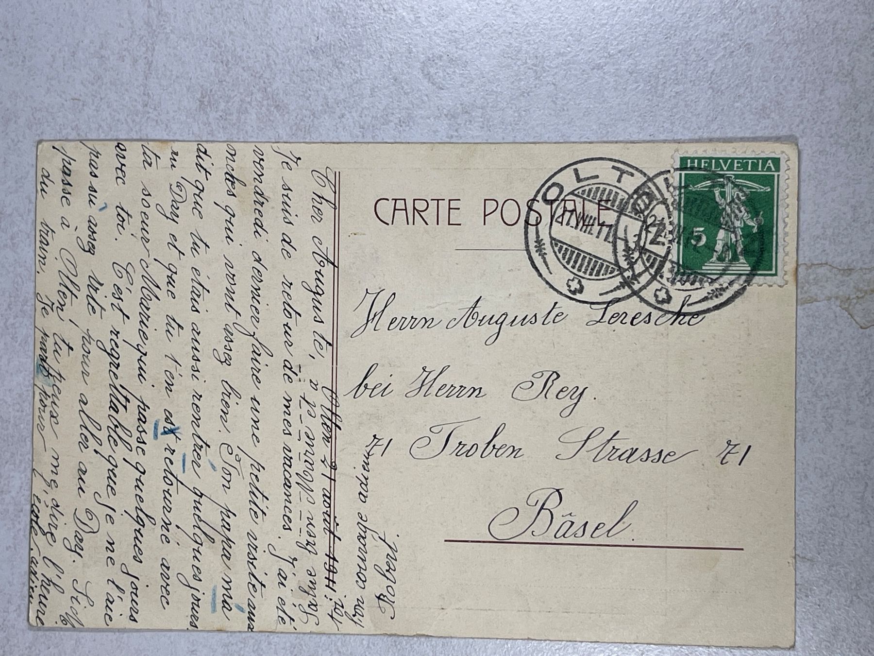 Cartoline postali: Valeyres-sous-Rances, Kirche 1911/11 – Usato da Strengelbach venduto da Aschatan5 1